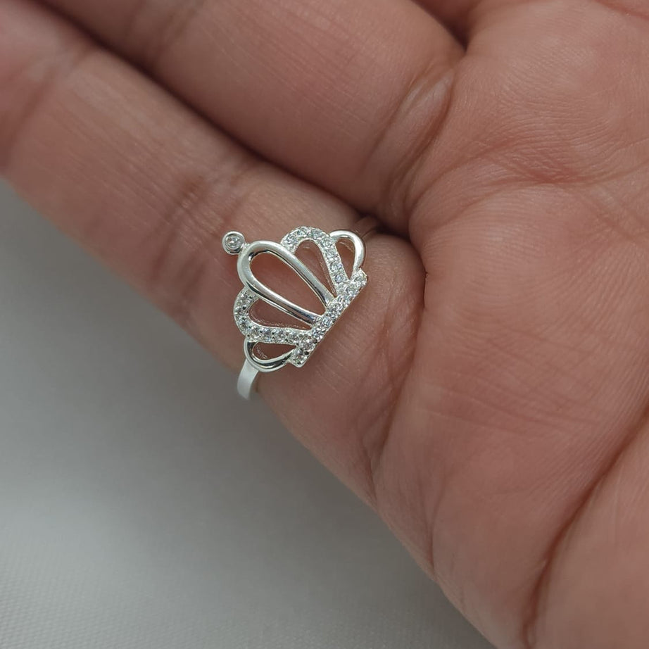 Anillo Dama Diseño Corona