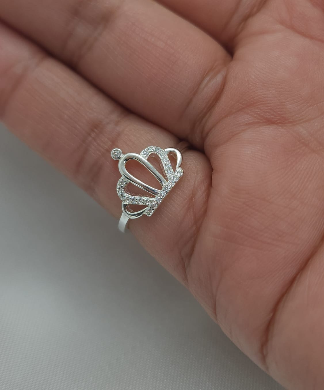 Anillo Dama Diseño Corona