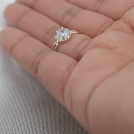 Anillo Dama Diseño circón