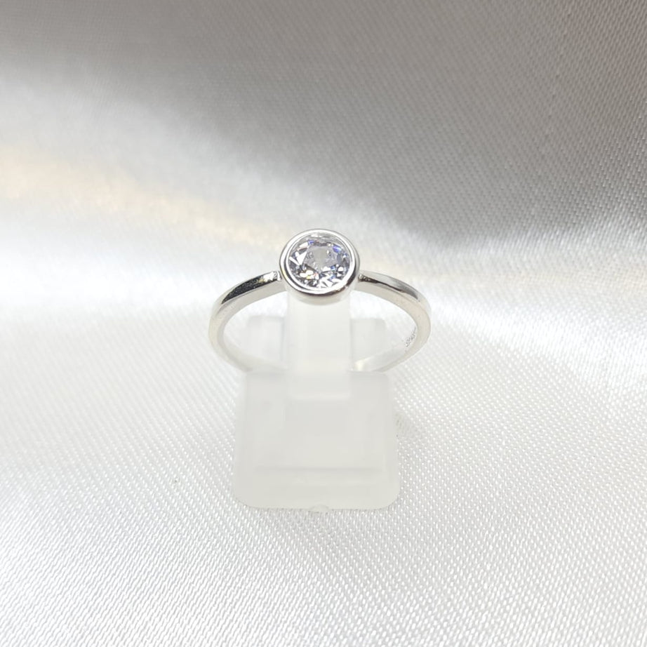 Anillo Dama Diseño Circón