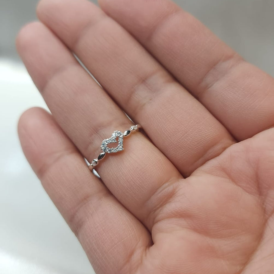 Anillo Dama Diseño Corazón