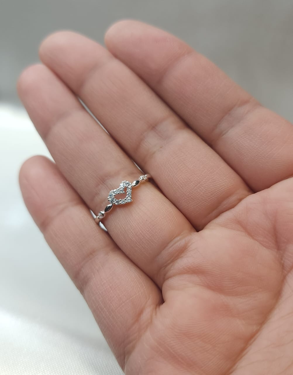 Anillo Dama Diseño Corazón