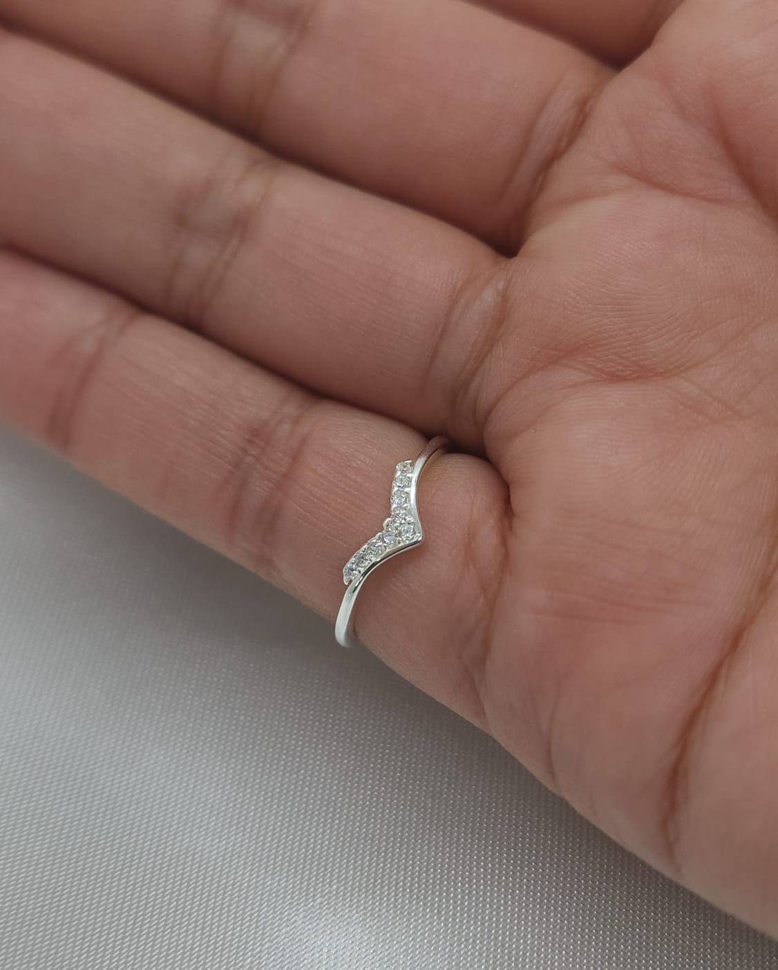 Anillo Dama Diseño Tiara