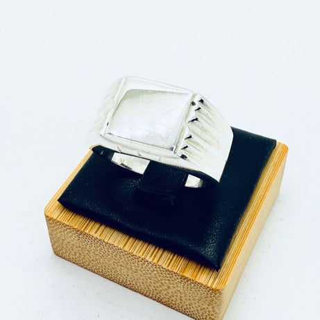 Anillo Hombre Diseño de sello