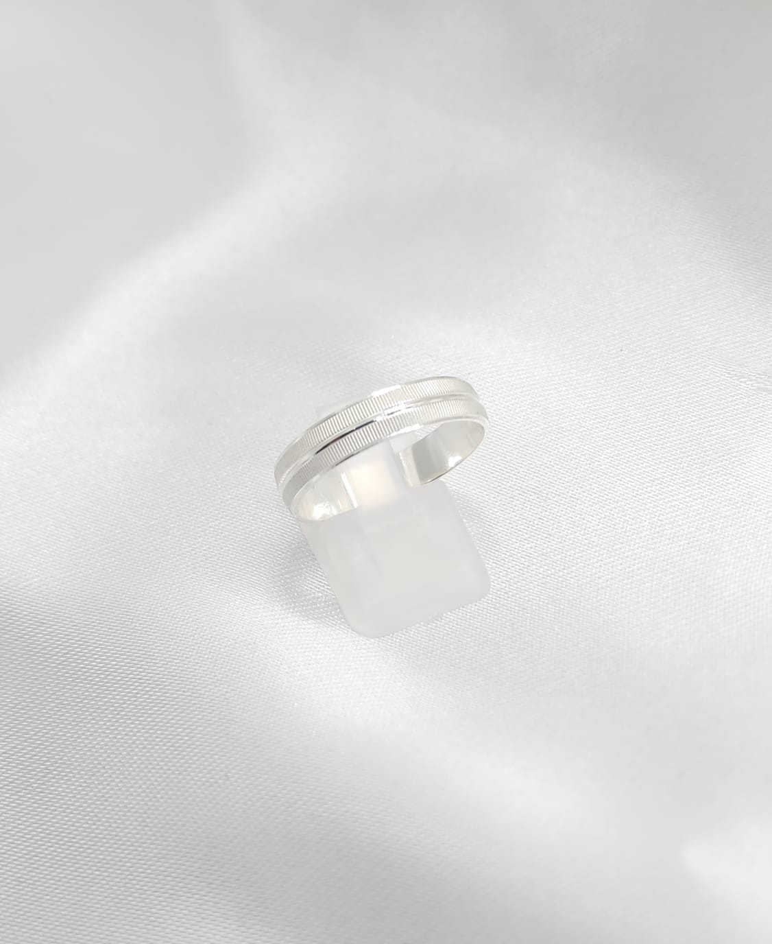 Anillo Argolla Diseño 5mm Grosor Plata 925