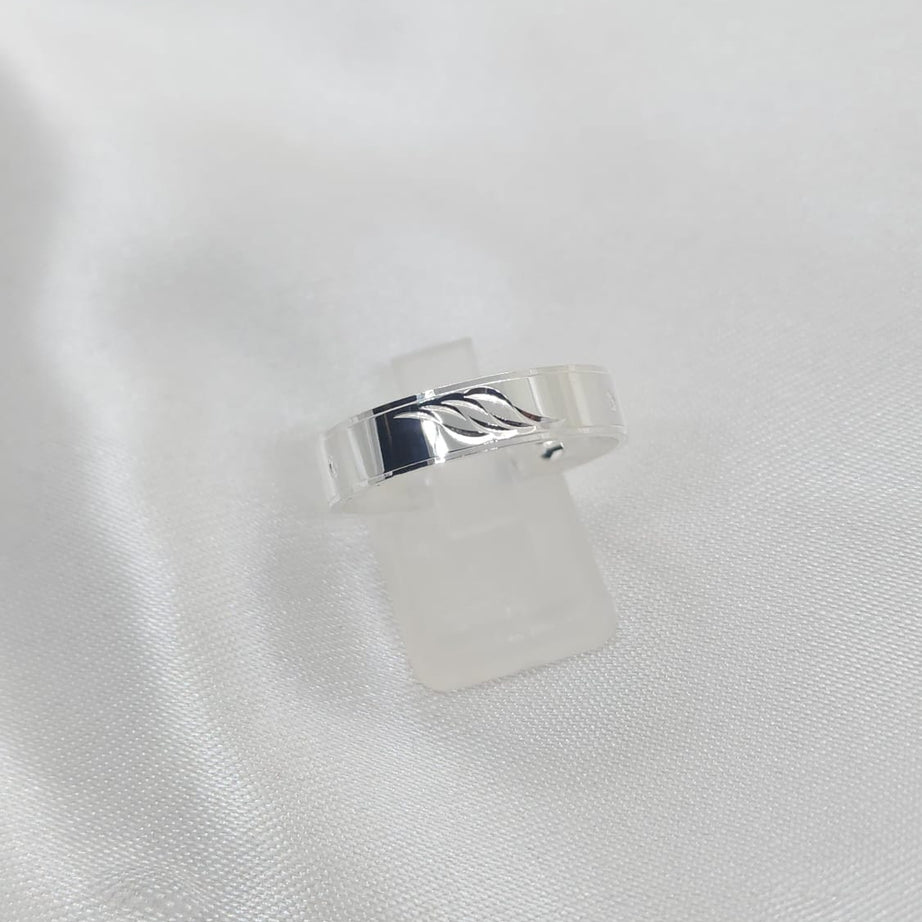 Anillo Argolla Diseño 5mm Grosor Plata 925