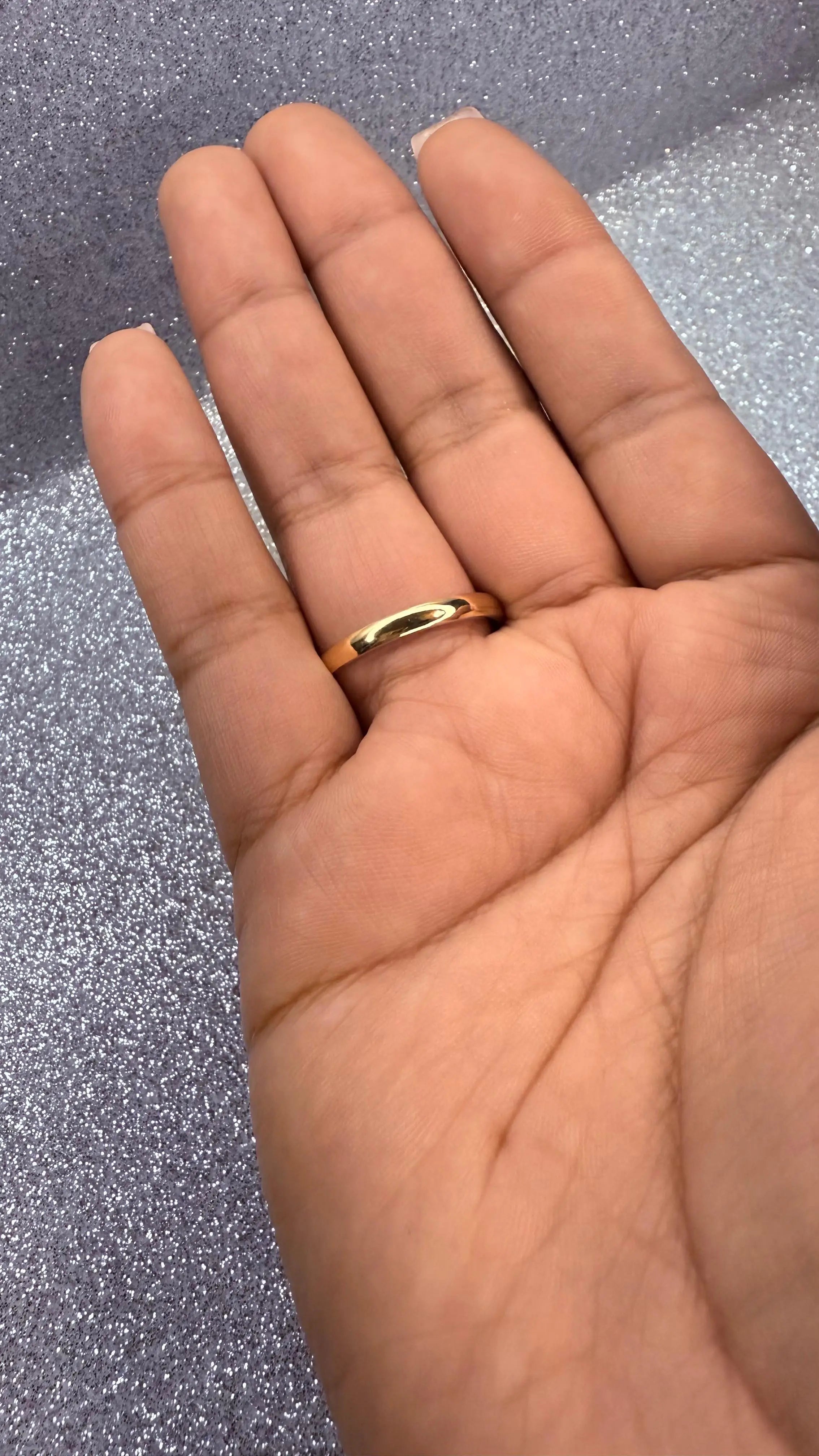 Anillo Argolla Diseño Liso 3mm