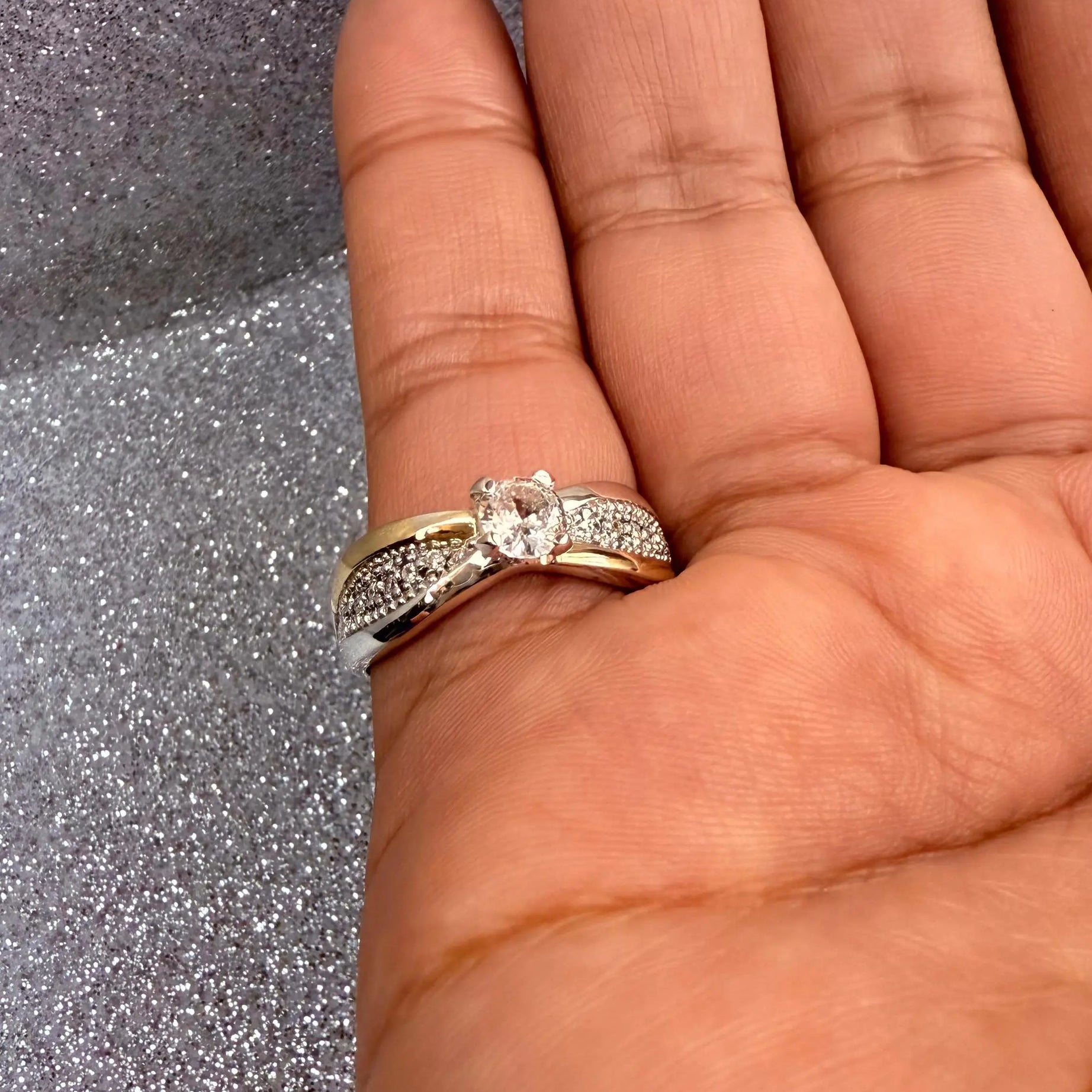 Anillo Dama Diseño Circón con Microcircones