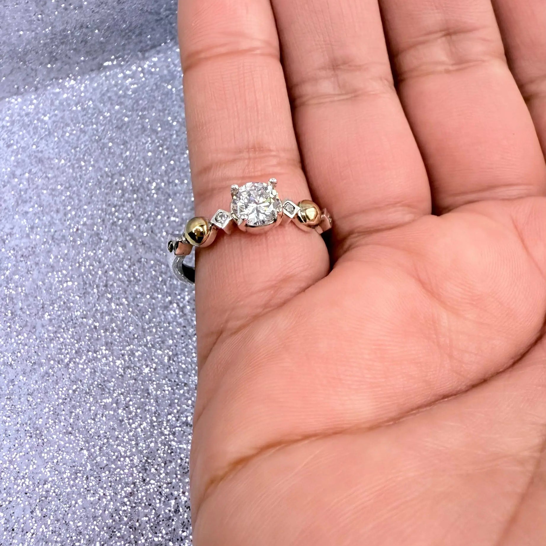 Anillo Dama Diseño Circón con Microcircones