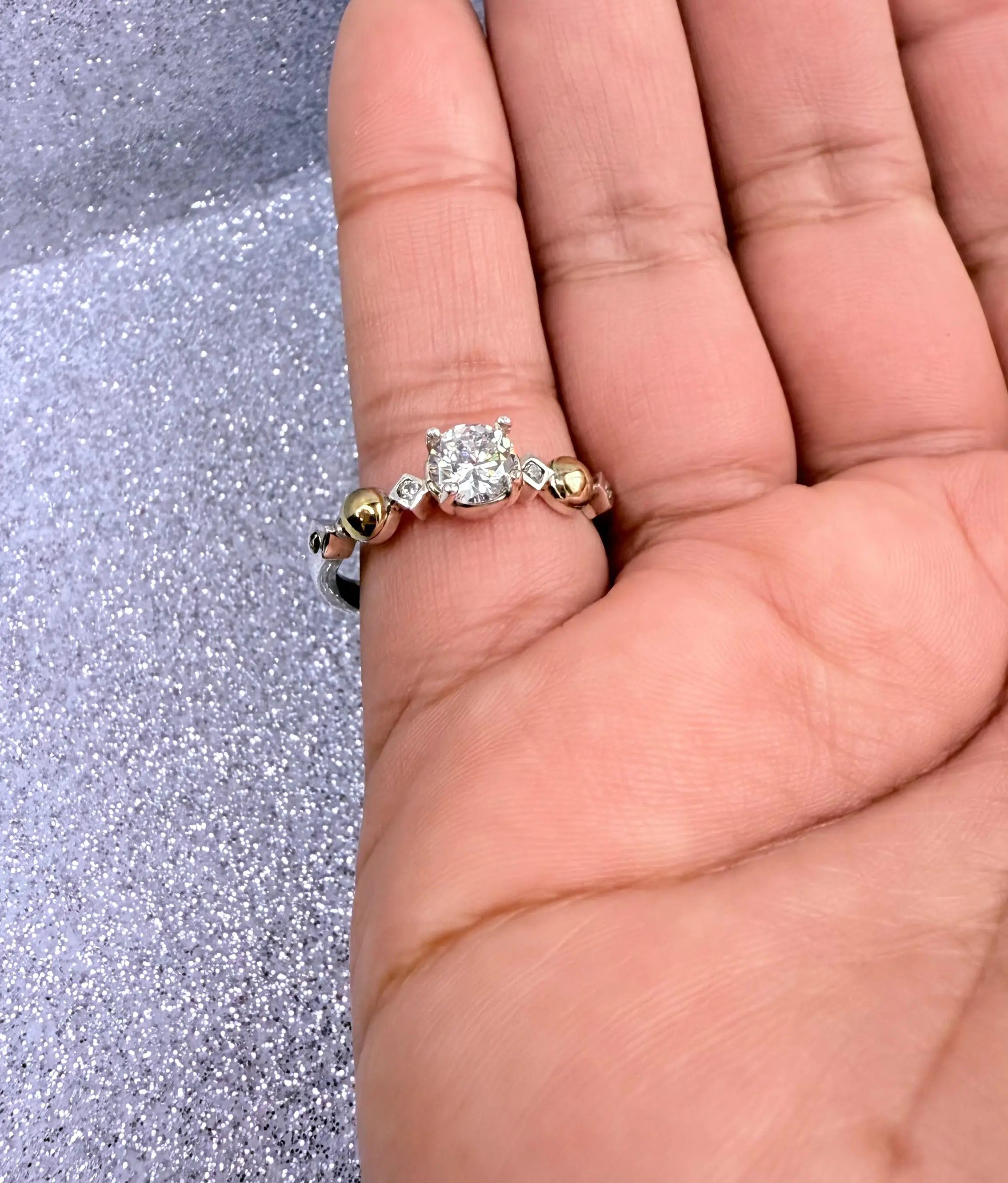 Anillo Dama Diseño Circón con Microcircones