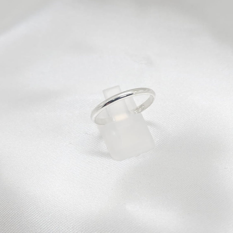Anillo Argolla Diseño Liso 2,8mm Grosor plata 925