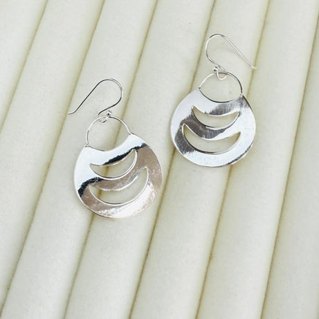 Aros Colgantes diseño Mapuche