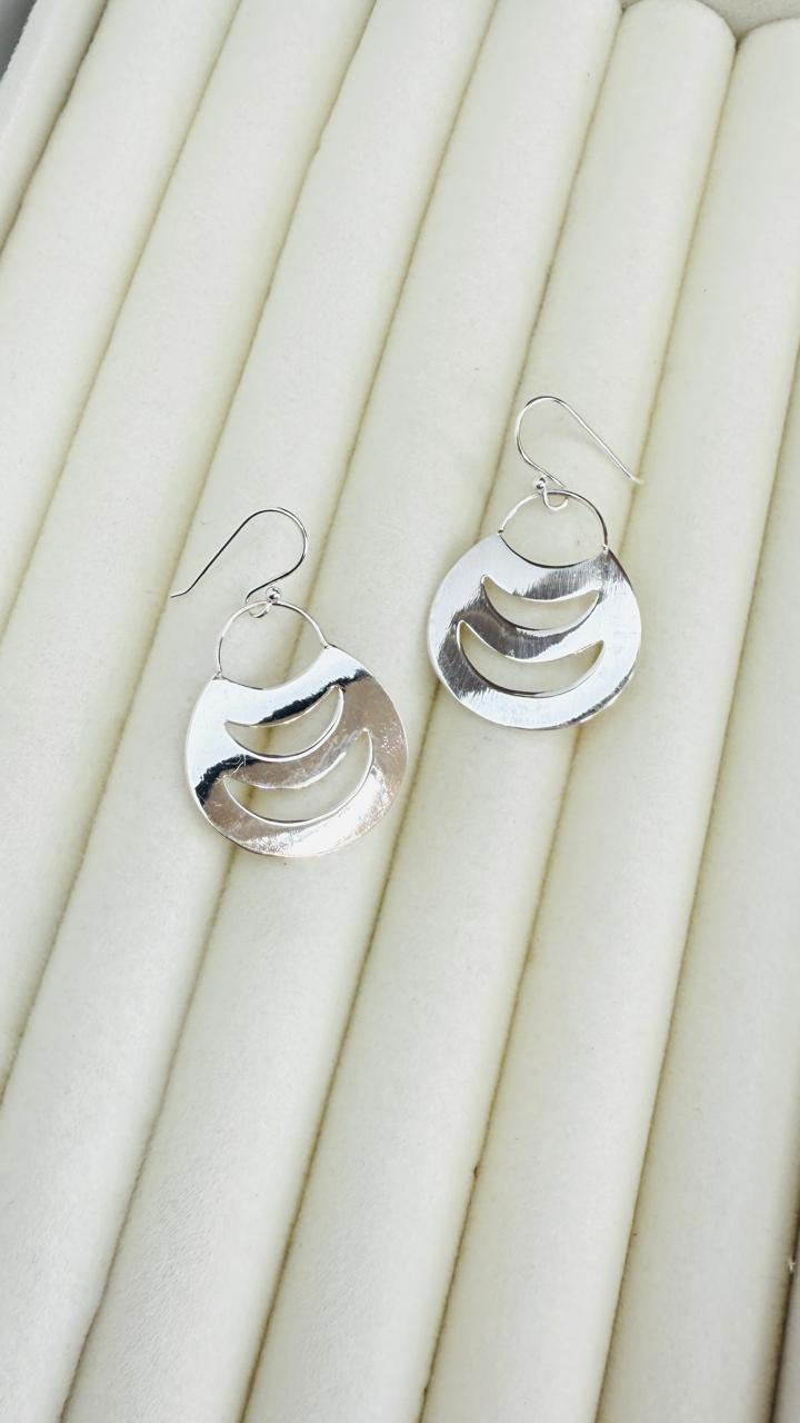 Aros Colgantes diseño Mapuche