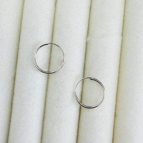 Aros Argolla Diseño liso 11mm