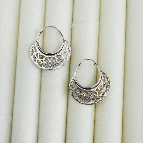 Aros Argolla Diseño Étnico 14mm