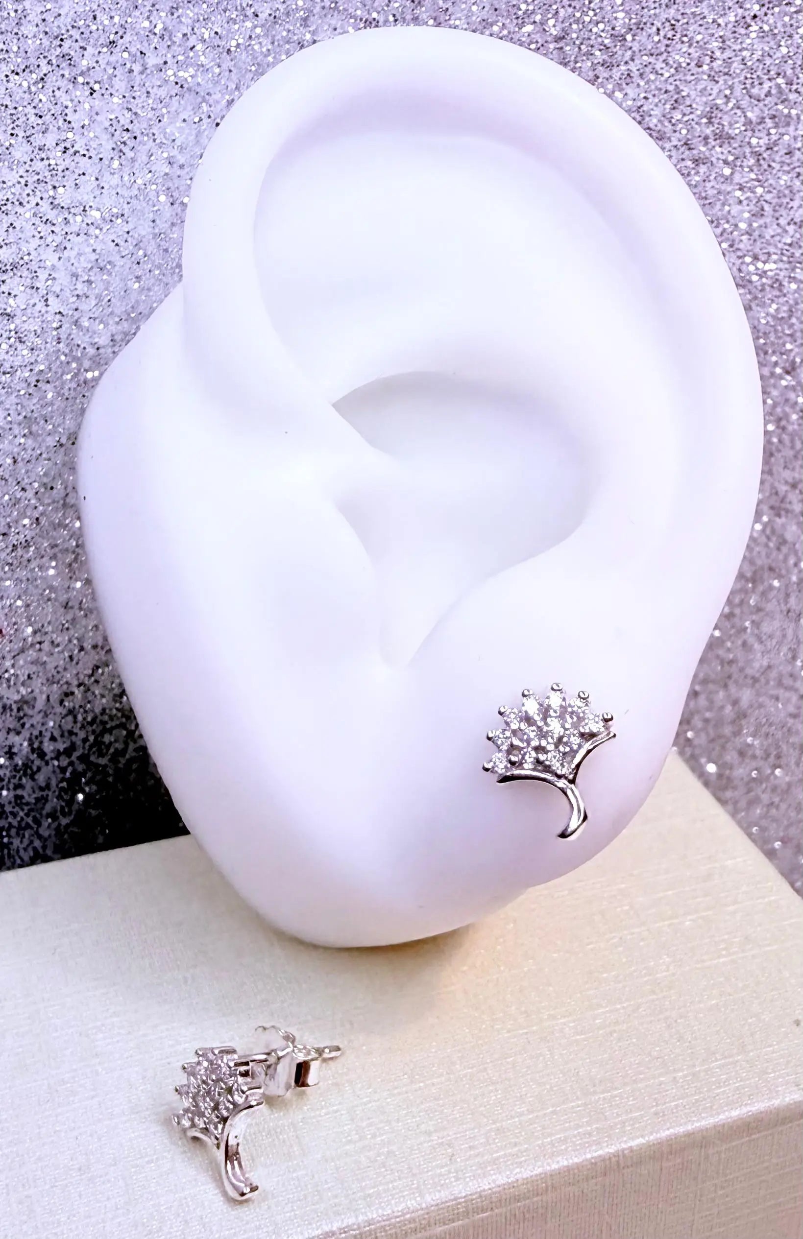 Aros dama Arbol de la vida con incrustacion de microcircones cristal Plata fina ley 925