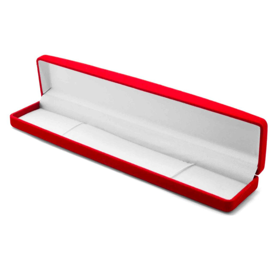 Cajas para Regalos Pulseras Dama o Caballero Elegantes de Terciopelo Rojo o Azul