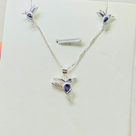 Conjunto Dama Colibrí Violeta