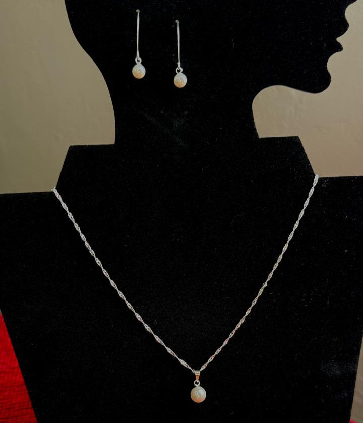 Conjunto Dama Diseño Perlas