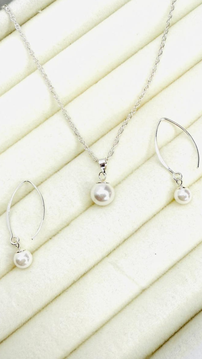 Conjunto Dama Diseño Perlas