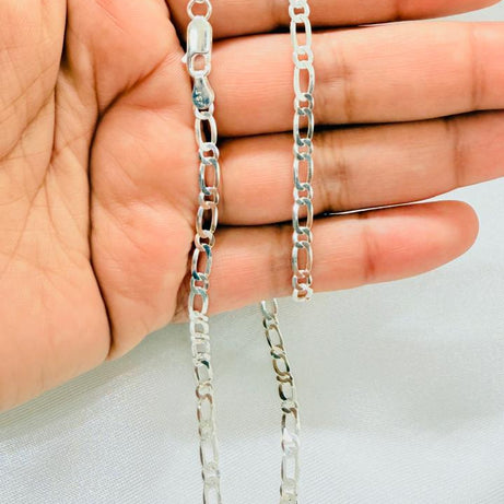 Cadena Caballero DISEÑO CARTIER 50CM Plata fina ley 925