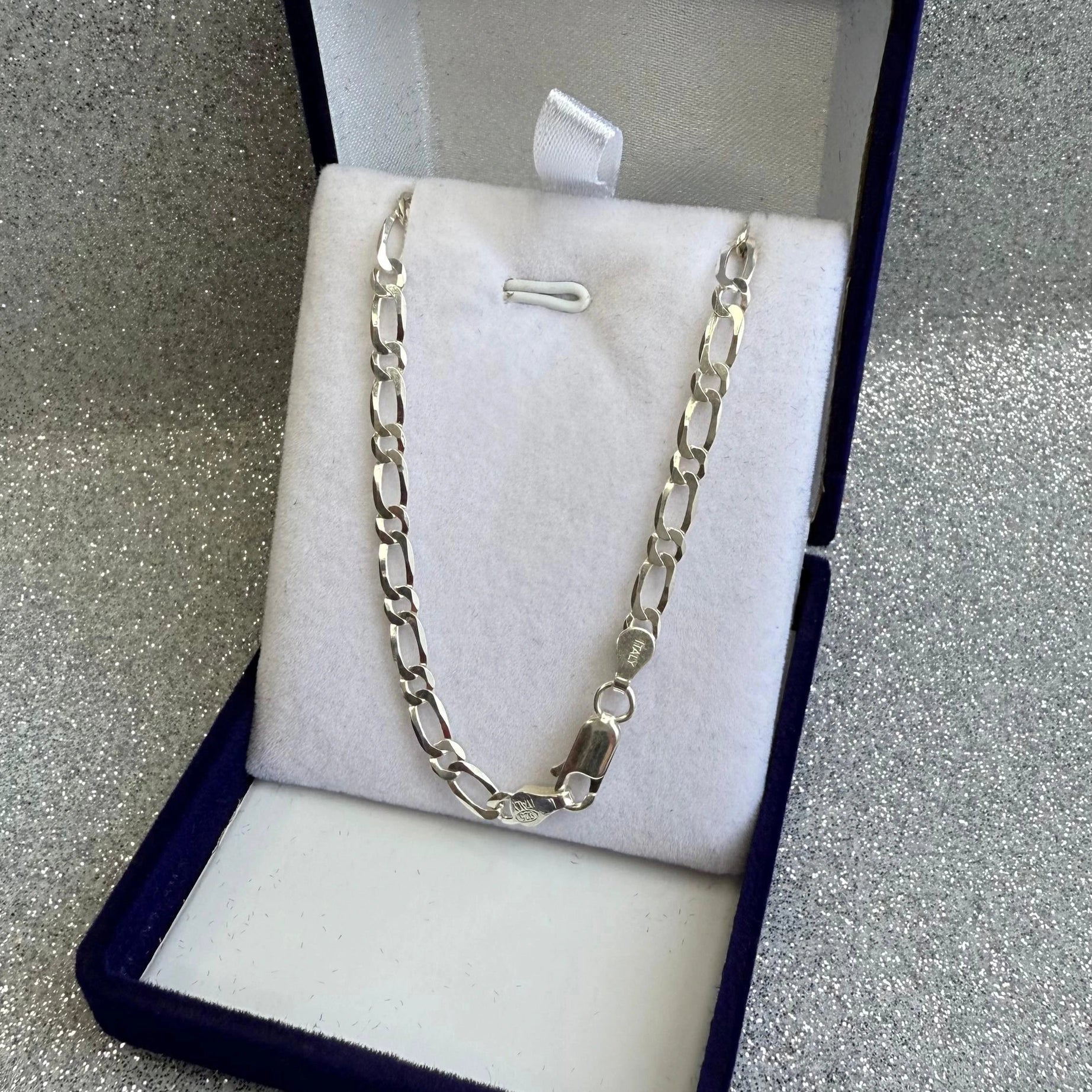 Cadena Caballero DISEÑO CARTIER 50CM Plata fina ley 925