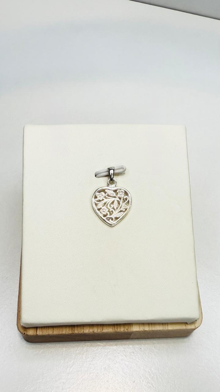 Colgante CORAZÓN FLORES