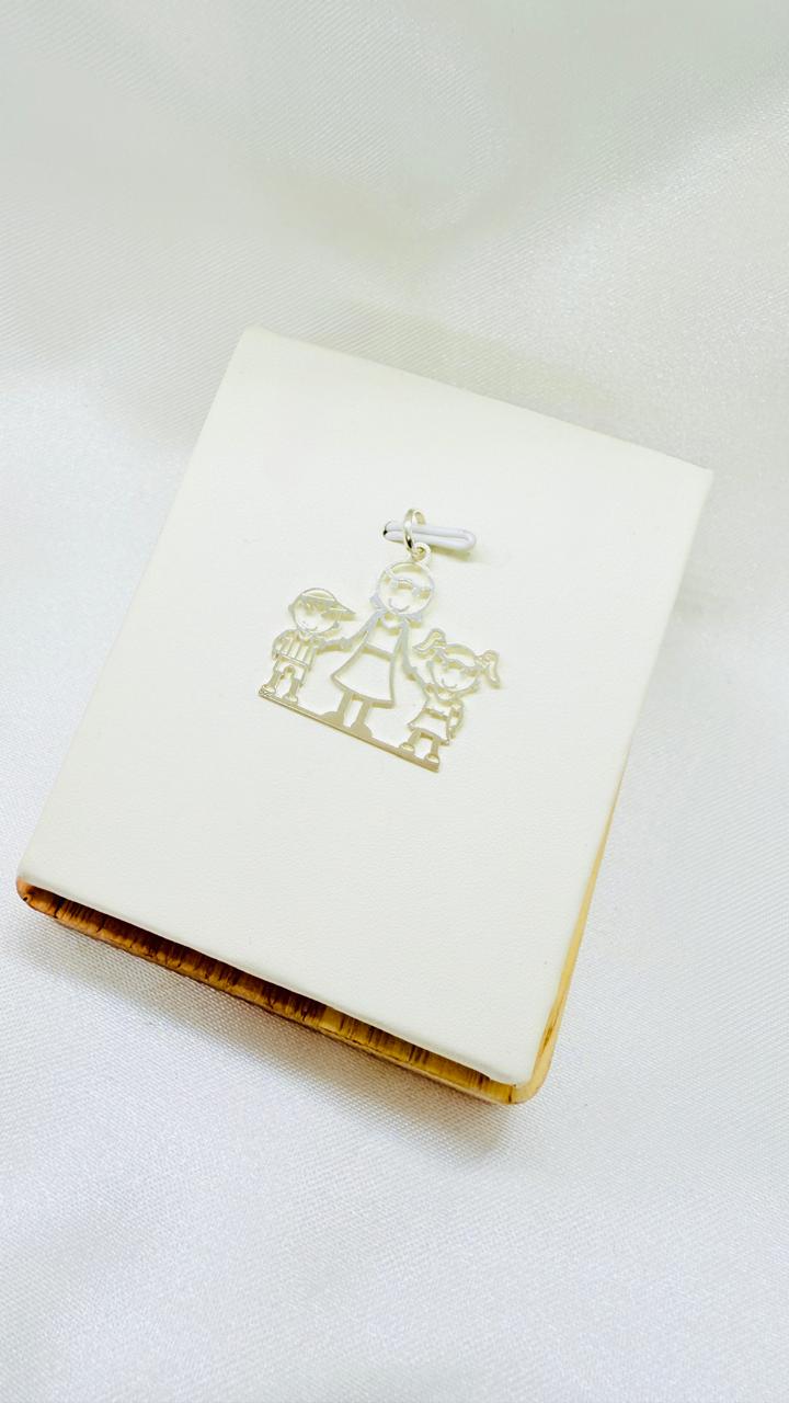 Colgante MAMÁ & HIJO & HIJA