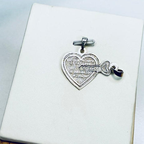 Colgantes Pareja Corazón con llave