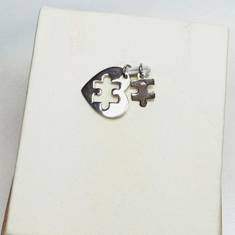 Colgantes Pareja Corazón con pieza