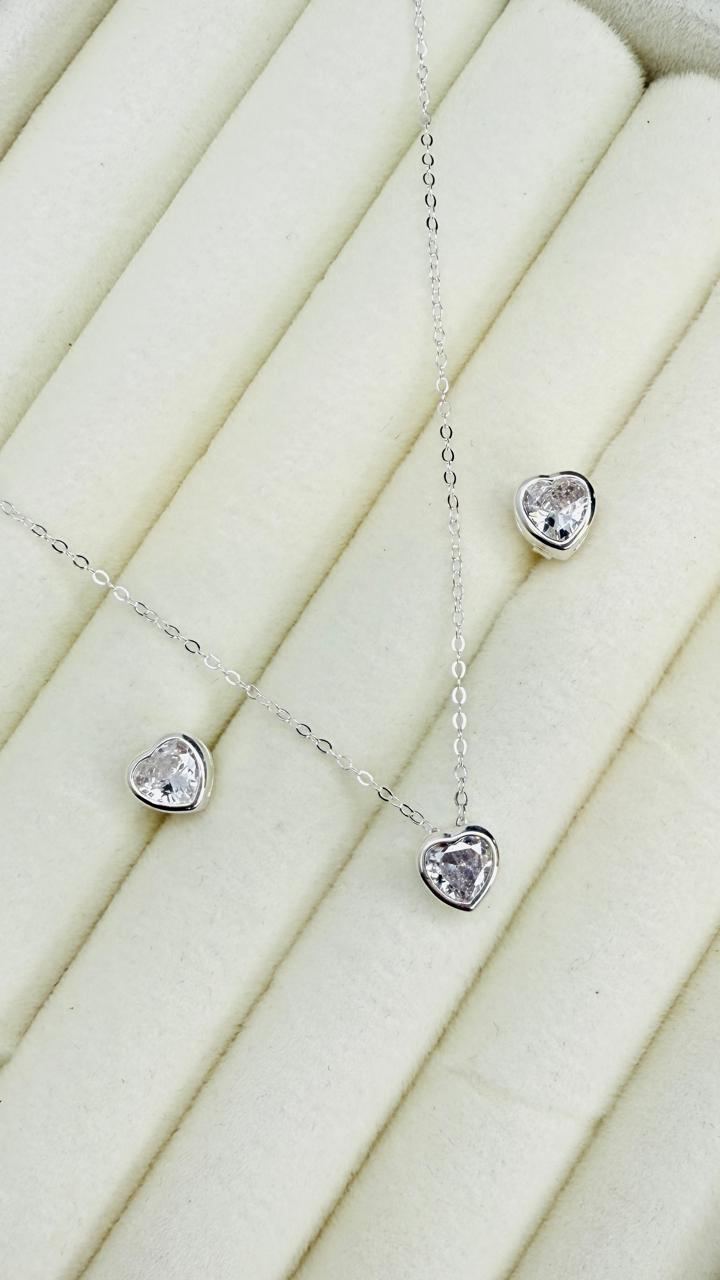 Conjunto Corazón Cristal