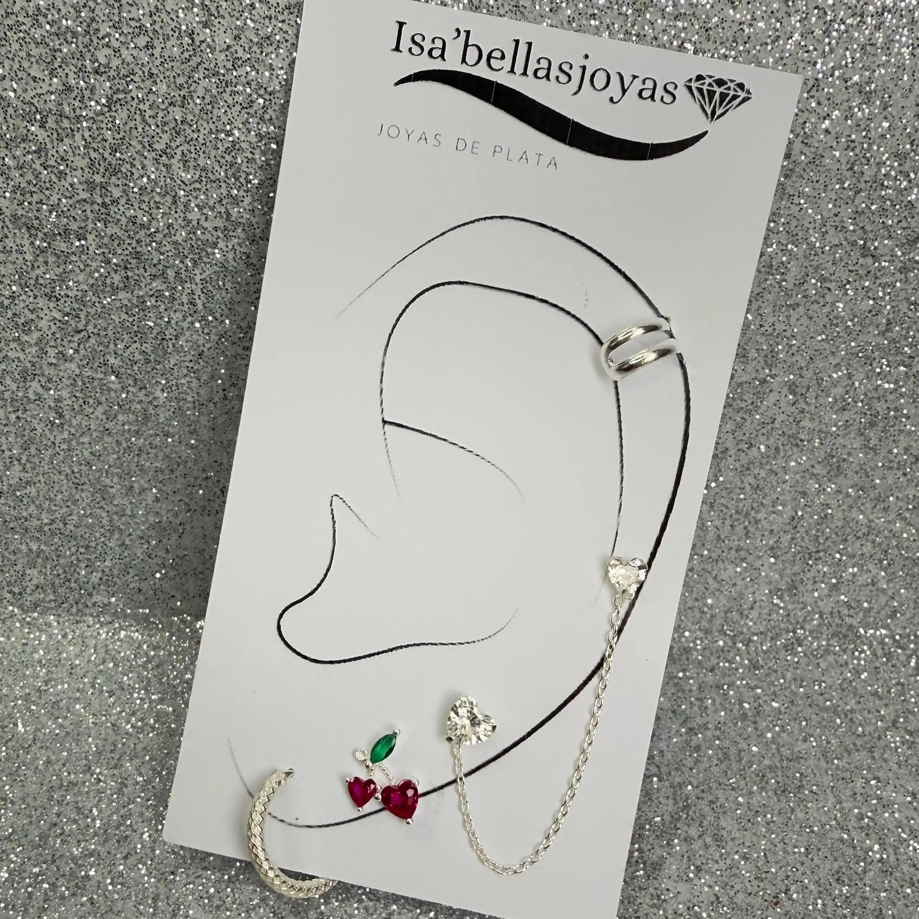 Mix Aros en Plata fina ley 925 (x5P)