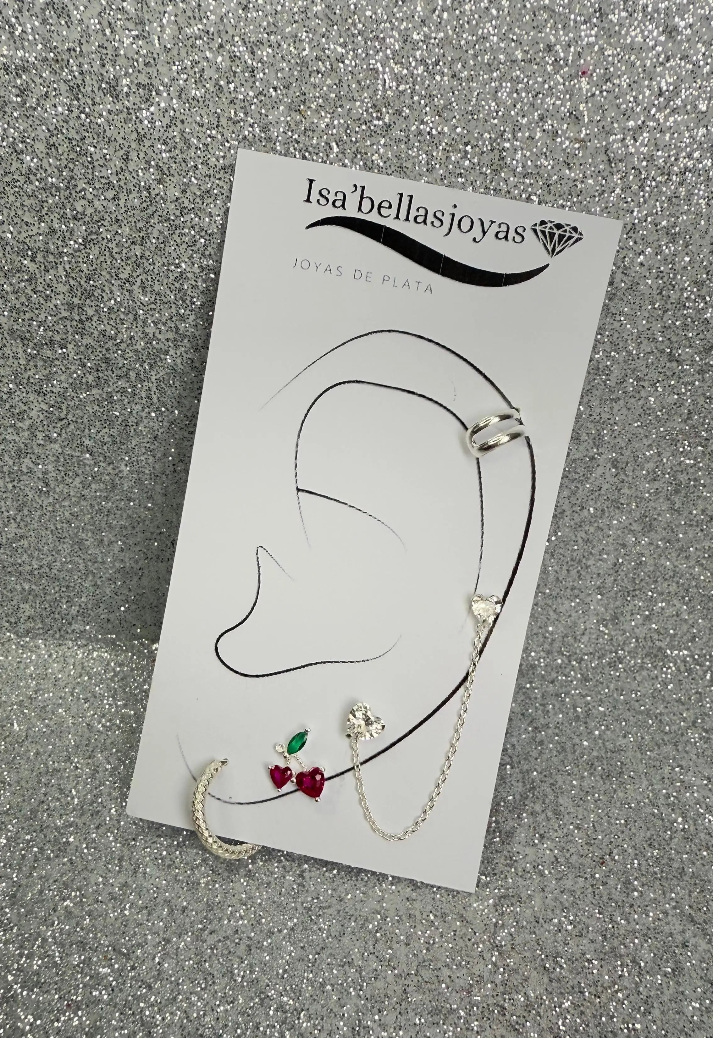 Mix Aros en Plata fina ley 925 (x5P)