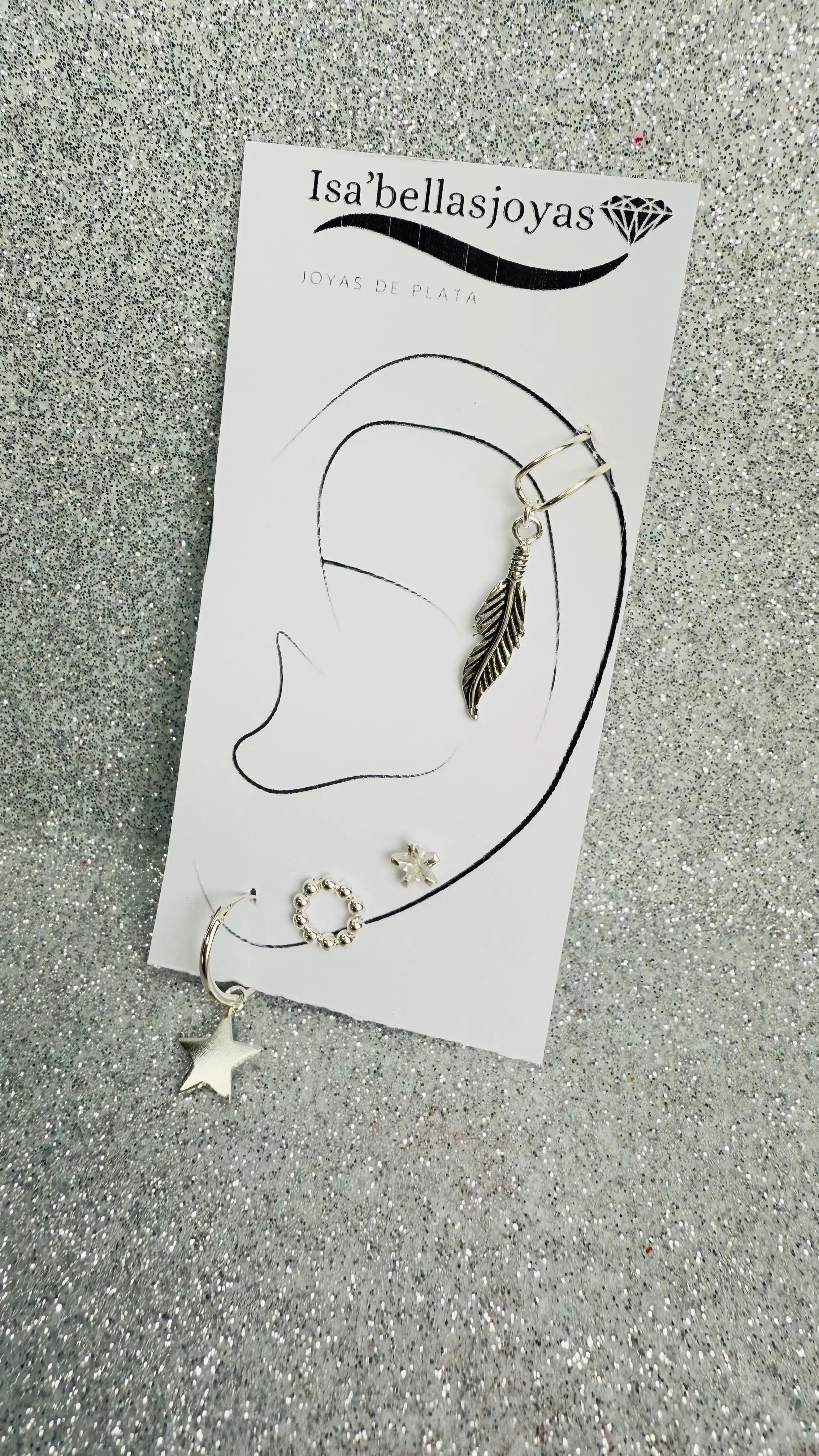 Mix Aros en Plata fina ley 925 (x4P)