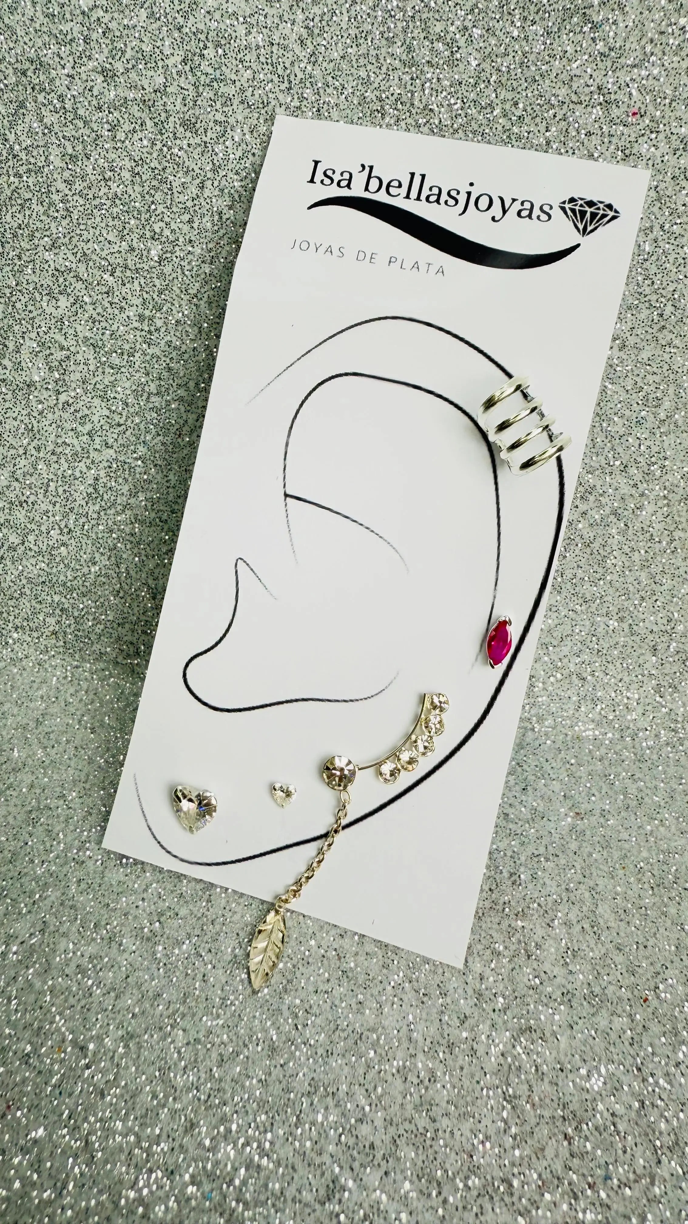 Mix Aros en Plata fina ley 925 (x5P)