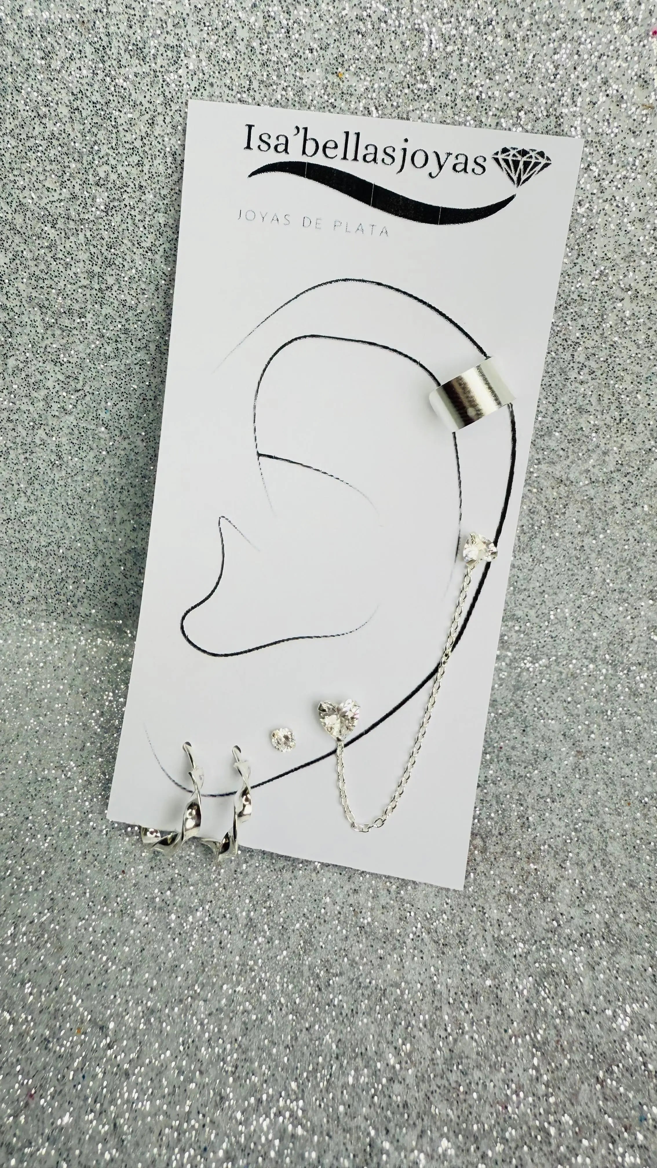 Mix Aros en Plata fina ley 925 (x6p)