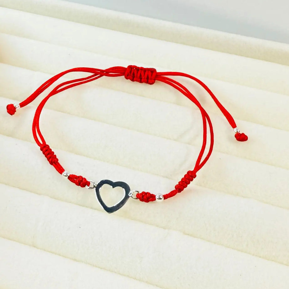 Pulseras Hilo Rojo Protección Corazón
