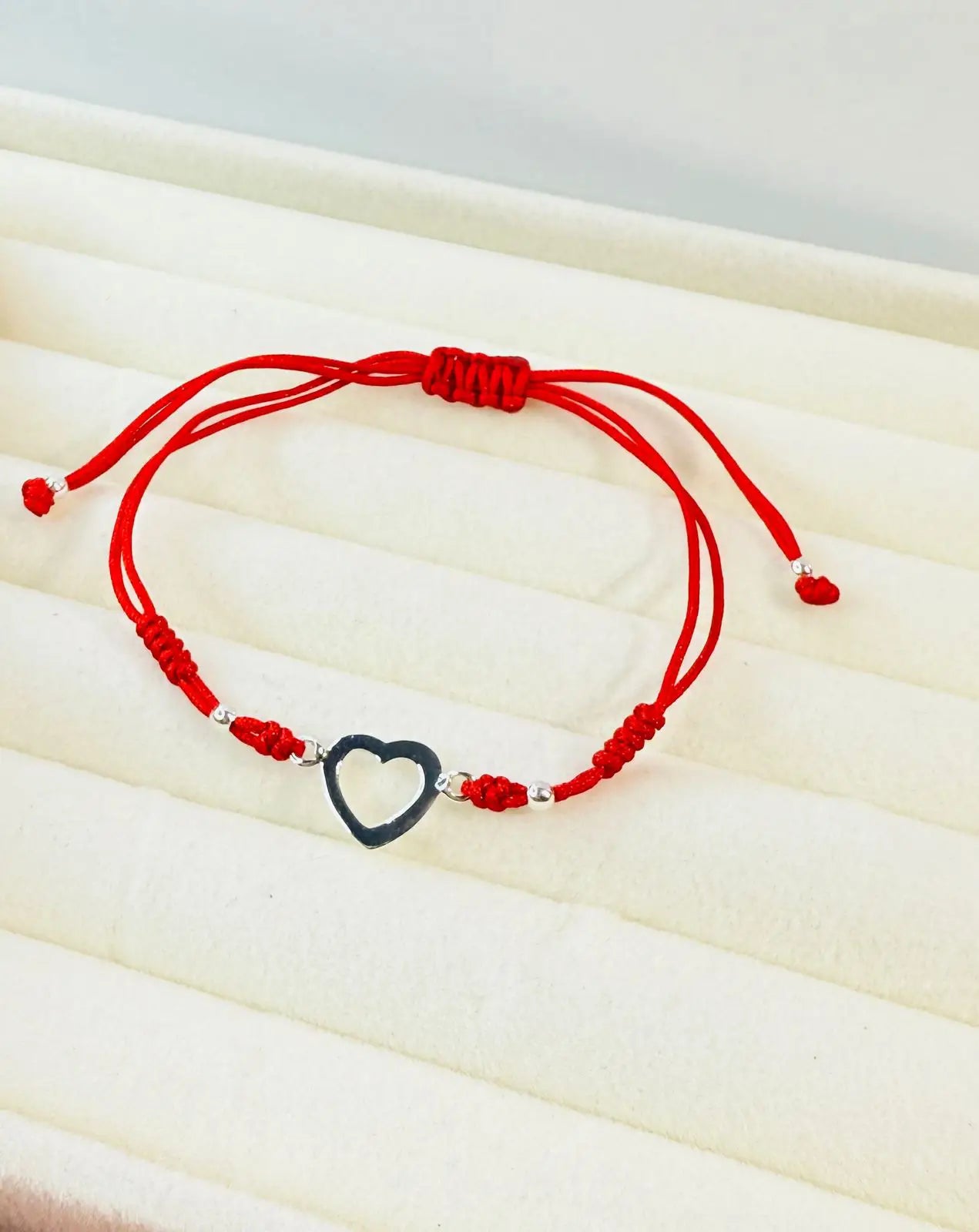 Pulseras Hilo Rojo Protección Corazón