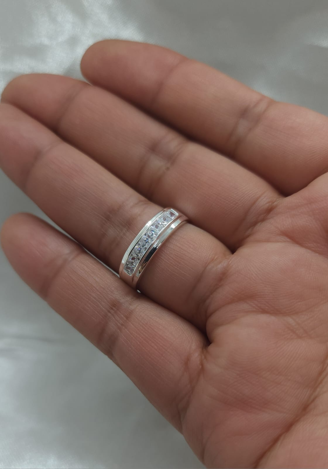 Anillo Dama Diseño Cintillo