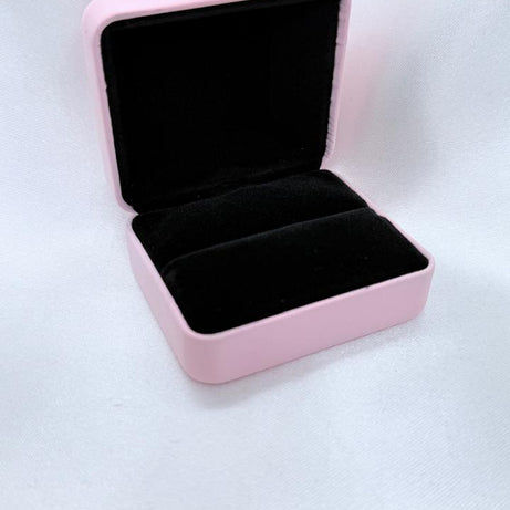 Caja Cofre Rosada Anillos/Aros