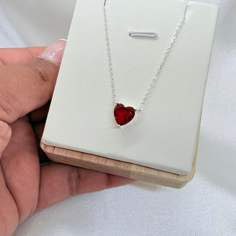 Collar Corazón Rojo