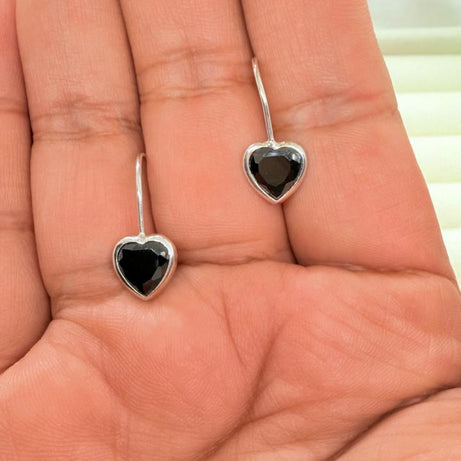 Aros Corazón Negro