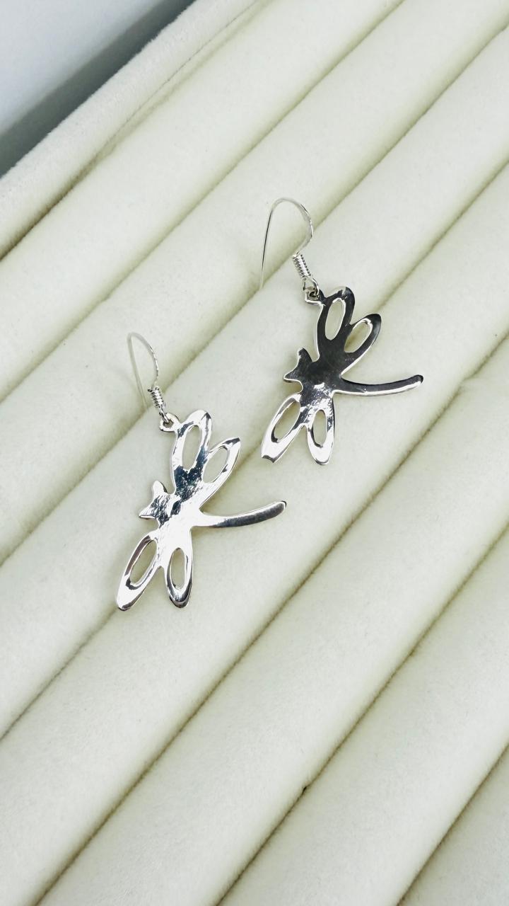 Aros Colgantes Diseño Libélula