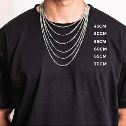 Cadena Caballero CARTIER Inflada 60CM Plata fina ley 925